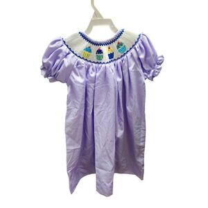 HAUTE SMOCKS Gingham Check Cupcake Dress‎ Size 3T NWT